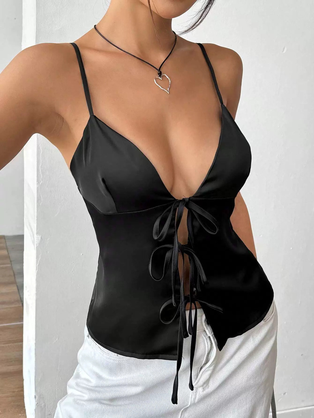 ZARA Deep Backless Slim Fit Camisole Top Summer Sexy Women Elegant